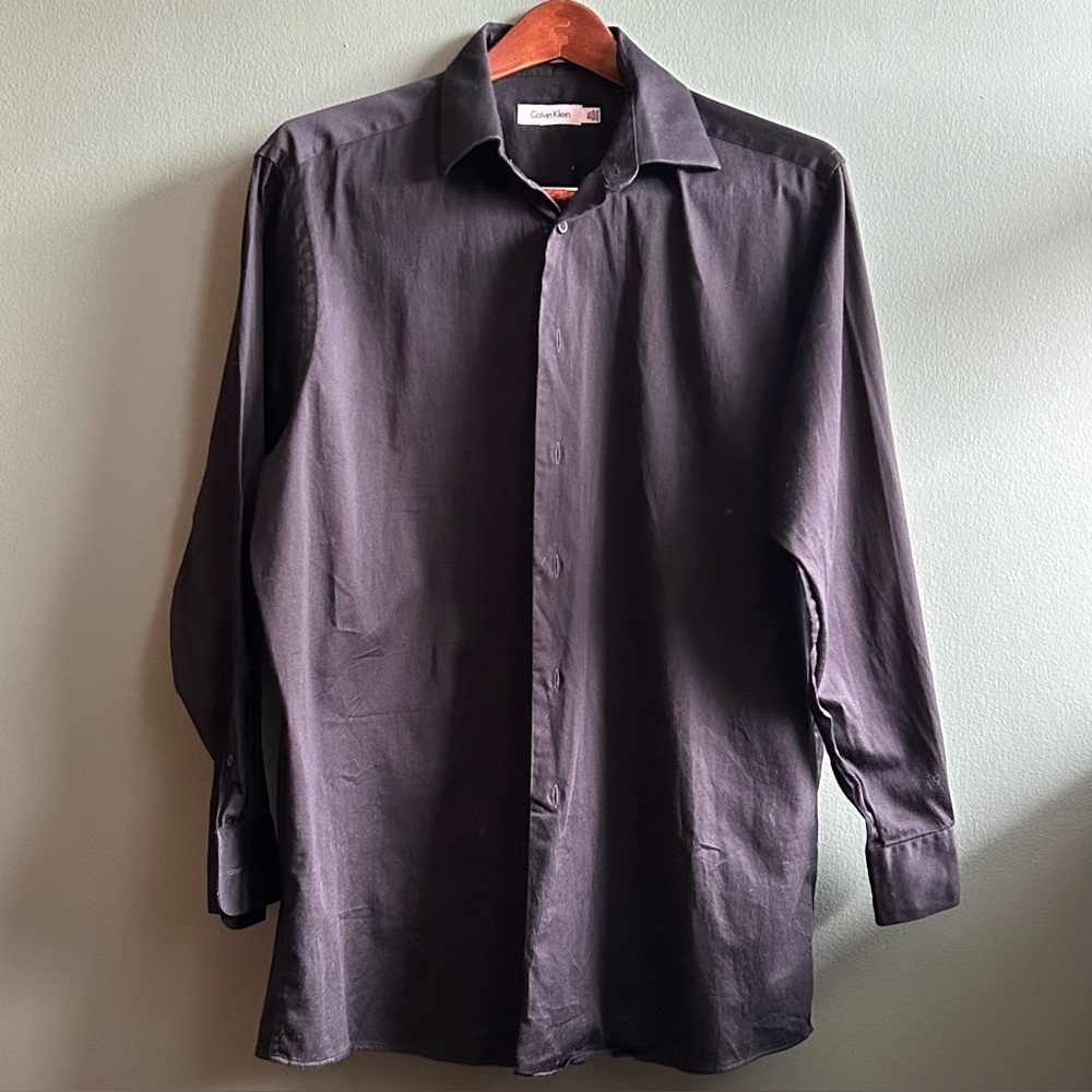Calvin Klein | Black Men's Dress Shirt